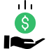 Cost and delivery performance icon